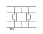 Matte focusing screen ML-60 divided